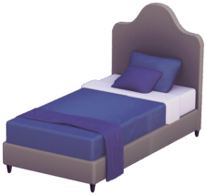 Lavish Navy Blue Single Bed.png