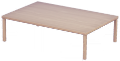 Large Pale Wood Dining Table.png