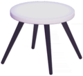 Round White Side Table.png