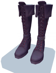 Black Lace-Up Combat Boots - Dreamlight Valley Wiki
